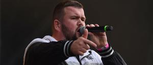 Jan „Monchi“ Gorkow der Band Feine Sahne Fischfilet.