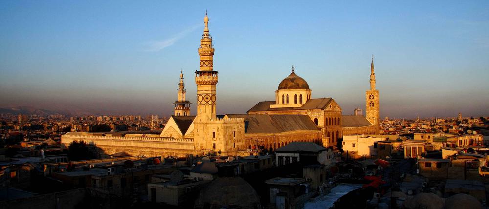 Das Herz der Stadt. Die Umayyaden-Moschee (2007) über dem historischen Teil von Damaskus.