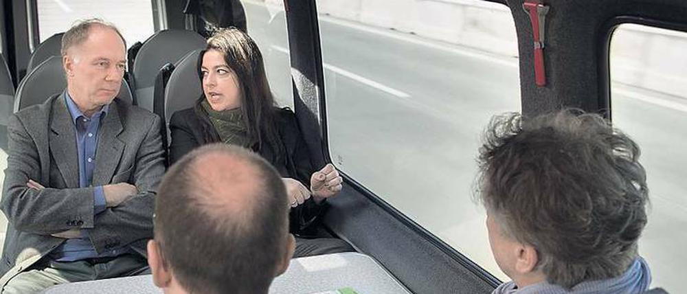 Reisegruppe Blumenberg. Der passionierte Laie Klaus Schölzel (links) neben der habilierten Expertin Melanie Möller.