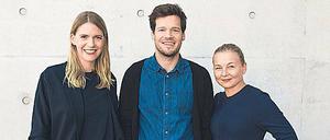 Die drei RCKT-Gründer Lisa Teicher (l.), Nils Seger und Karolin Hewelt. 