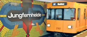 Schmuckstück. Der U-Bahnhof Jungfernheide ist eine der 18 Stationen, die neuerdings unter Denkmalschutz fallen.