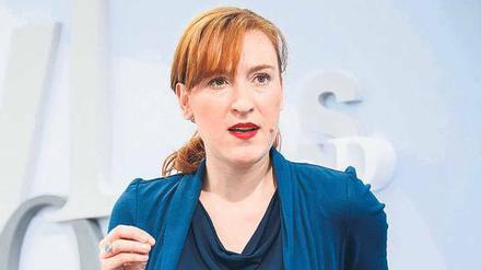 Lyrikerin, Erzählerin, Essayistin. Nora Bossong 2017 in Leipzig.