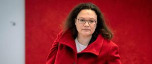 Unter Druck: SPD-Chefin Andrea Nahles.