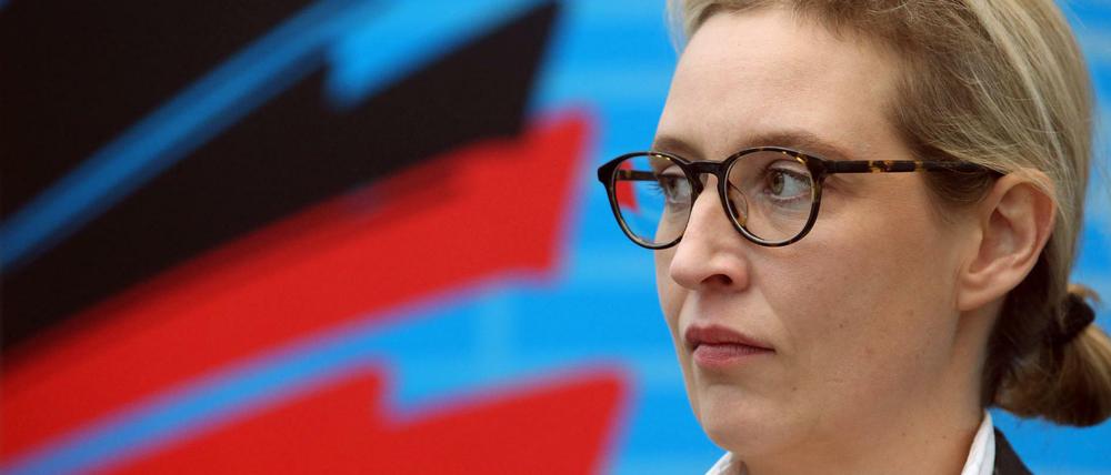 Alice Weidel, Fraktionsvorsitzende der AFD im Bundestag.