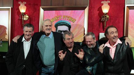 Die Original-Monty Python-Truppe: Michael Palin, John Cleese, Terry Jones, Terry Gilliam and Eric Idle (v.l.). 