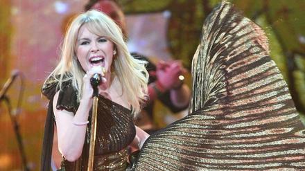 Kylie Minogue im April 2018 in der Royal Albert Hall in London.