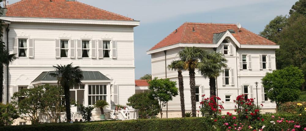 Die deutschen Sommerresidenz Tarabya bei Istanbul, direkt am Bosporus.