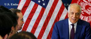 Gespräche mit den Taliban? Der US-Sondergesandte für Afghanistan, Zalmay Khalilzad, am Sonntag in Kabul.