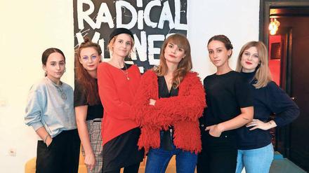 Weiblich und kreativ. Das Team der Goalgirls besteht nur aus Frauen. 