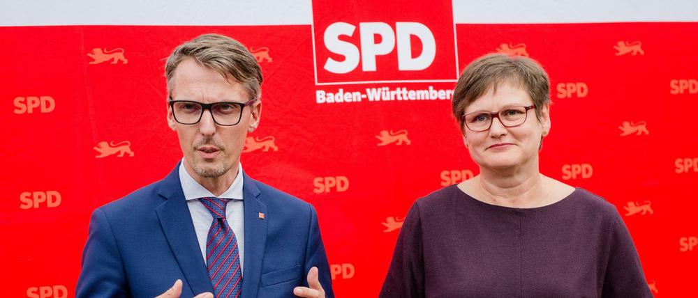 Konkurrenten: Der Bundestagsabgeordnete Lars Castellucci will SPD-Chef in Baden-Württemberg. Die amtierende Landesvorsitzende Leni Breymaier räumt den Posten.