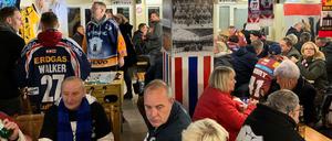 Das Wohnzimmer der Eisbären-Fans: In den Kneipen im Fanbogen ist an Spieltagen viel los.