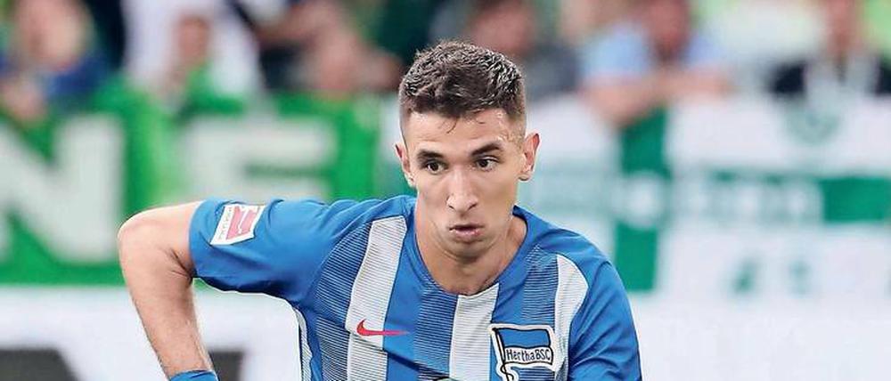 Zwei in eins. Marko Grujic erfüllt im Mittelfeld sowohl die defensiven Anforderungen als auch die offensiven – das macht ihn für Hertha so wertvoll.
