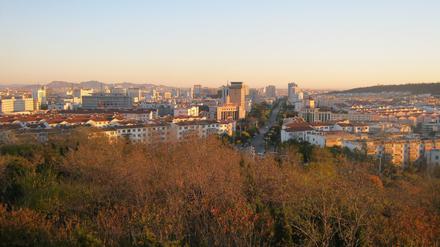 Die chinesische Stadt Huludao in der Provinz Liaoning. 