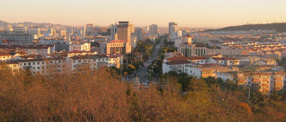 Die chinesische Stadt Huludao in der Provinz Liaoning.