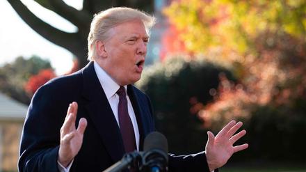 US-Präsident Donald Trump spricht zur Presse. (Archivbild)