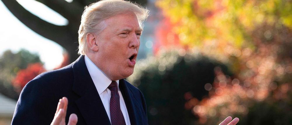 US-Präsident Donald Trump spricht zur Presse. (Archivbild)