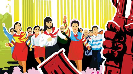 Lust an der Provokation. Das slowenische Künstlerkollektiv Laibach spielt mit der Nähe zu Nordkorea.