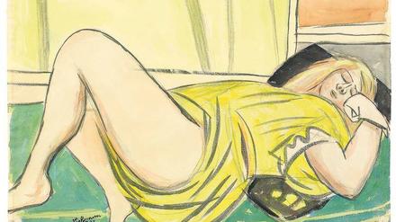 Gelbes Glück. Max Beckmanns „Liegende“ von 1932.