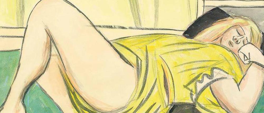Gelbes Glück. Max Beckmanns „Liegende“ von 1932.