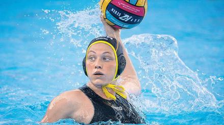 Belén Vosseberg ist heute beim ersten Bundesligaspiel der Wasserfreunde in der Frauen-Bundesliga dabei. 