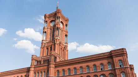 Das Rotes Rathaus in Berlin.