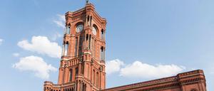 Das Rotes Rathaus in Berlin.