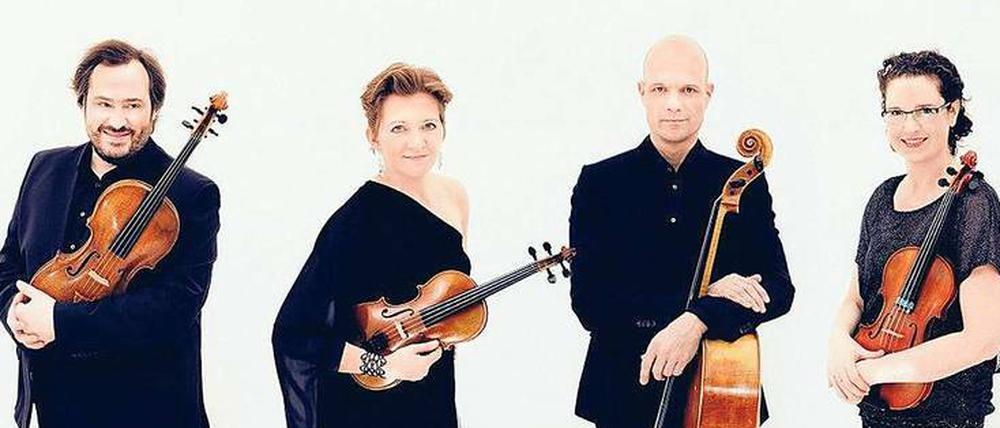 Da capo al fine. Das Artemis Quartett in der aktuellen Besetzung.