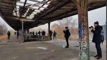 Die Siemensbahn im Winter 2018.