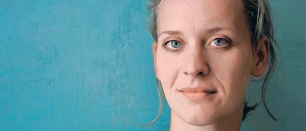 Die Berliner Schriftstellerin Karoline Menge, 32.