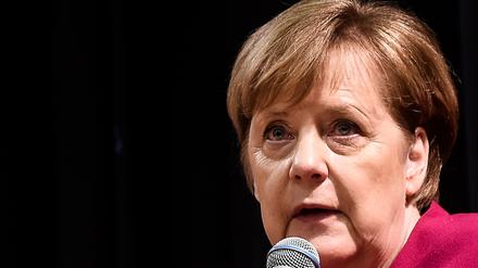 Bundeskanzlerin Angela Merkel (CDU). 