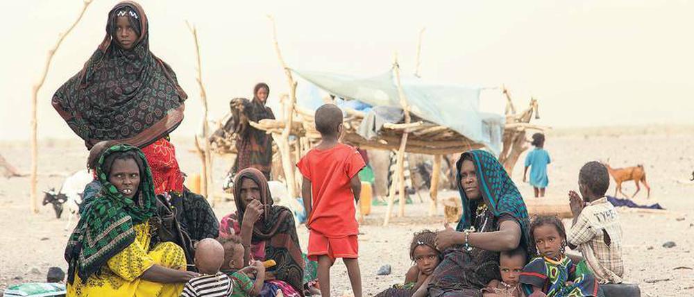 Afar-Nomaden im Nordosten Äthiopiens.