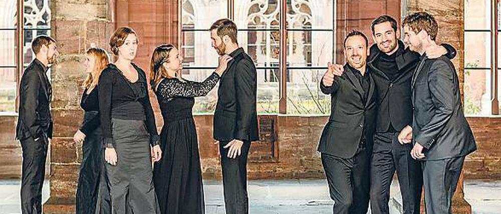 Das 2012 gegründete Ensemble Voces Suaves aus Basel. 