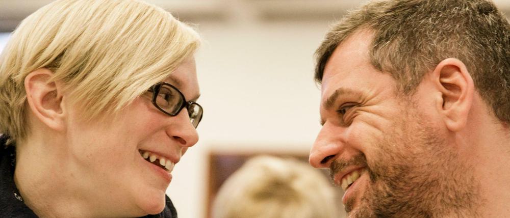 Nina Stahr und Werner Graf wurden als Landesvorsitzende der Grünen in Berlin wiedergewählt.
