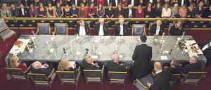 Vergangene Pracht. So sahen einst die Jahressitzungen der Schwedischen Akademie aus. 