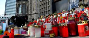 Ort der Trauer am Breitscheidplatz, fotografiert im Januar 2017.