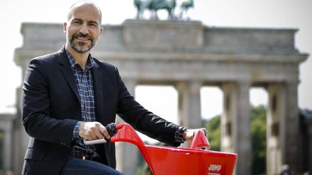 „Kannibalisiere dich selbst!“ Uber-Chef Khosrowshahi setzt auch auf E-Bikes.