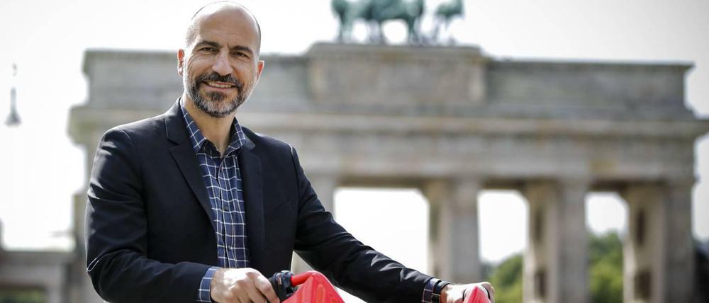 „Kannibalisiere dich selbst!“ Uber-Chef Khosrowshahi setzt auch auf E-Bikes.