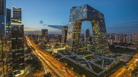 In Beijings Central Business District finden sich auch Unternehmen aus Deutschland