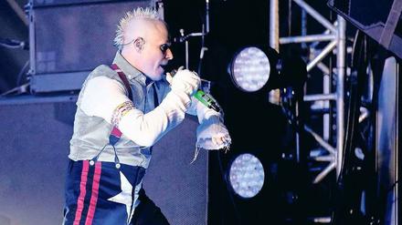 Allzeit aggro. Prodidgy-Sänger Keith Flint. 