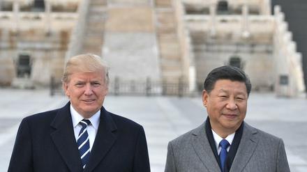 Gute Miene zu welchem Spiel? US-Präsident Donald Trump und sein chinesischer Kollege Xi Jinping wollen beim G20-Gipfel über ihren Handelsstreit sprechen.