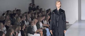 Die letzte Schau. Im September 2013 verabschiedete sich Jil Sander von der Mailänder Modebühne.
