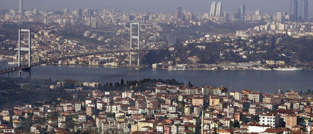 Die türkische Stadt Istanbul.