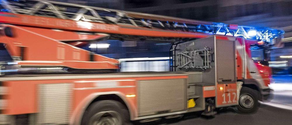 Leiterwagen der Feuerwehr (Symbolbild).