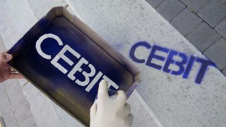 Ein letztes Mal: Werbung auf der Cebit 2018