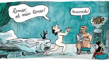 Feingeistig und derb: Eine Szene aus „Olympia in Love“.