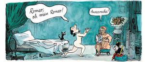 Feingeistig und derb: Eine Szene aus „Olympia in Love“.