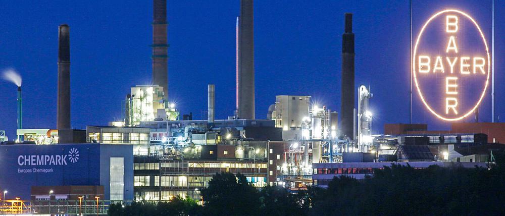 Die Zentrale des Chemie- und Pharmakonzerns Bayer in Leverkusen.