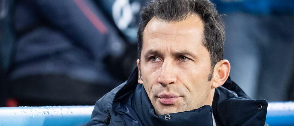 Bayerns Sportdirektor Hasan Salihamidzic während des Spiels gegen Benfica Lissabon. 