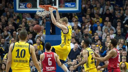 Niels Giffey punktet für Alba Berlin - vielleicht auch bald in der Euroleague. 