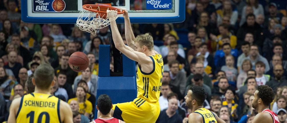 Niels Giffey punktet für Alba Berlin - vielleicht auch bald in der Euroleague. 